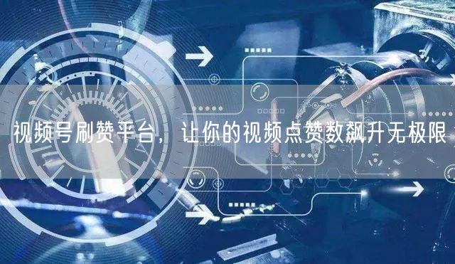 视频号刷赞平台，让你的视频点赞数飙升无极限